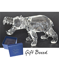 CRYSTAL HIPPO BOXED
